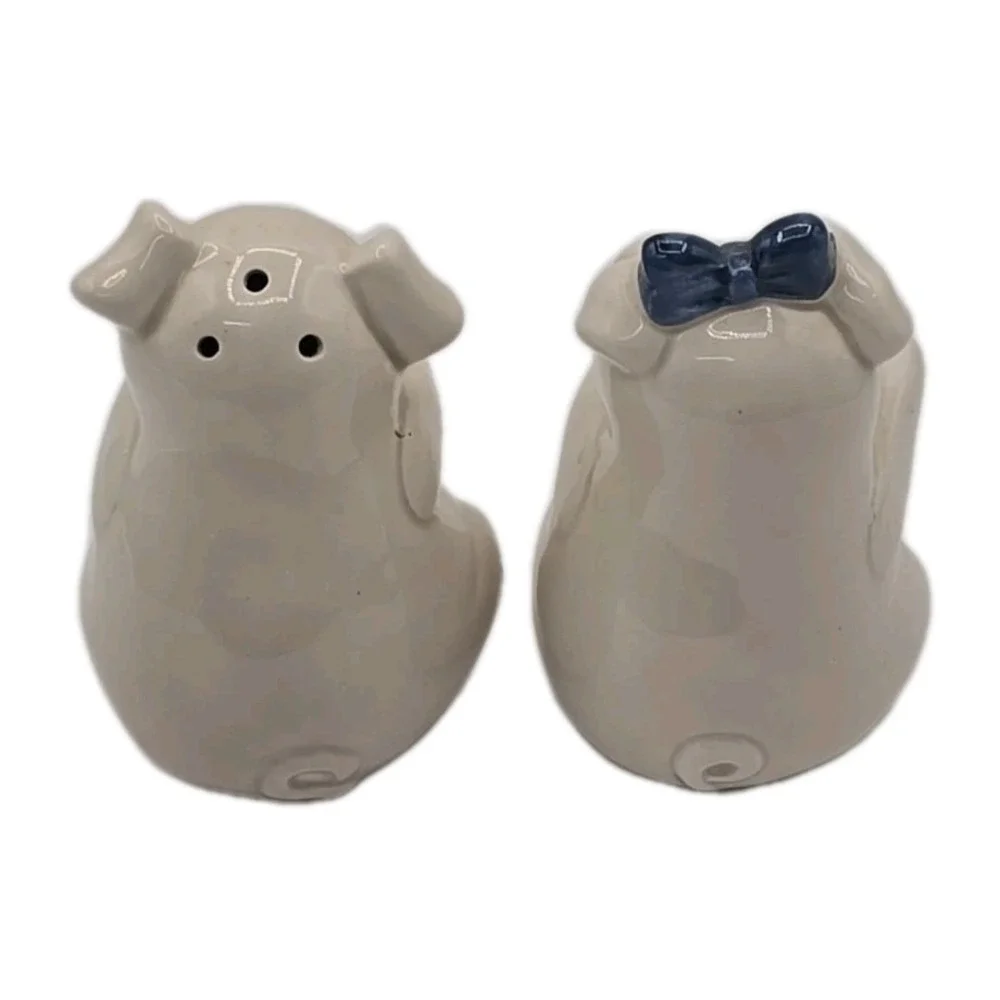 Vintage‎ Fritz and Floyd Pigs in A Wooden Box U260-14